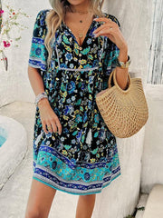 Spring and summer casual holiday mini dress - 808Lush