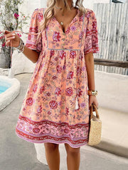 Spring and summer casual holiday mini dress - 808Lush