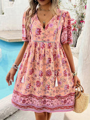 Spring and summer casual holiday mini dress - 808Lush