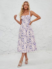 Women's Fashionable Floral Pastoral Long Dress - 808Lush