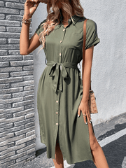 Fashion women's slit dress - 808Lush