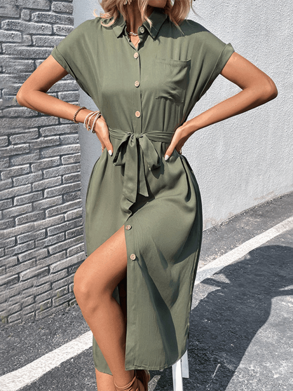 Fashion women's slit dress - 808Lush