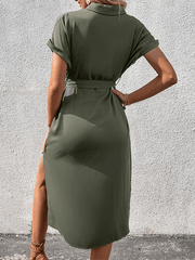 Fashion women's slit dress - 808Lush