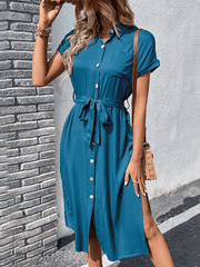 Fashion women's slit dress - 808Lush