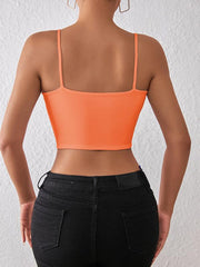 crop top sexy midriff-baring camisole - 808Lush