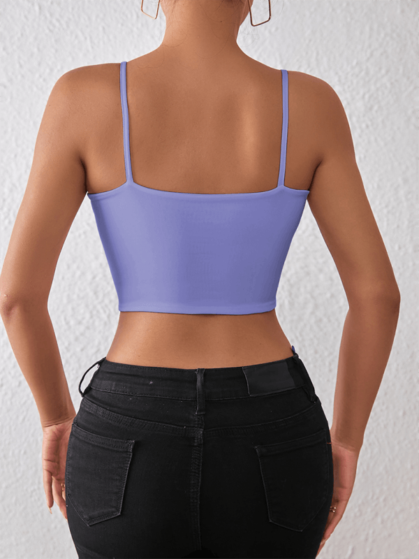 crop top sexy midriff-baring camisole - 808Lush