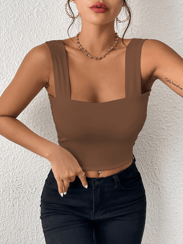 camisole sexy slim sleeveless tank top - 808Lush