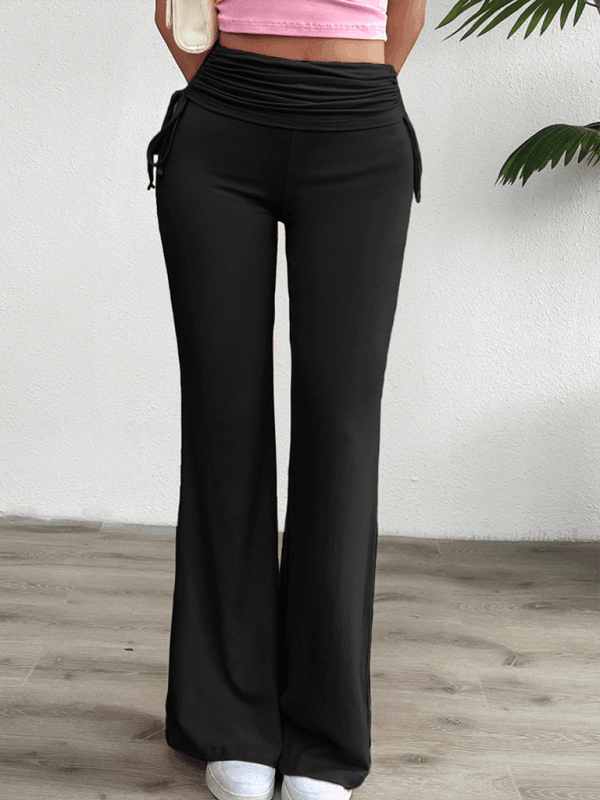 Spring and summer casual slim-fit pleated trousers - 808Lush