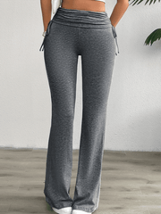 Spring and summer casual slim-fit pleated trousers - 808Lush