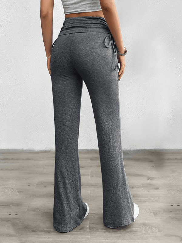 Spring and summer casual slim-fit pleated trousers - 808Lush