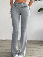 Spring and summer casual slim-fit pleated trousers - 808Lush