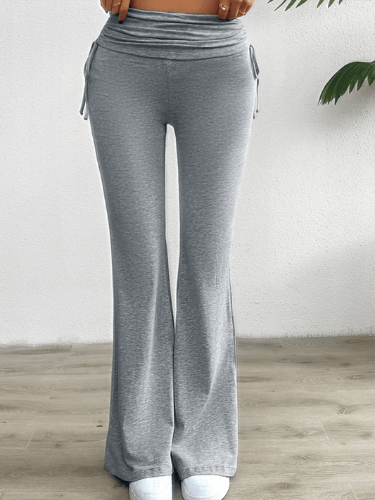 Spring and summer casual slim-fit pleated trousers - 808Lush