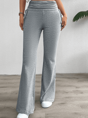 Spring and summer casual slim-fit pleated trousers - 808Lush