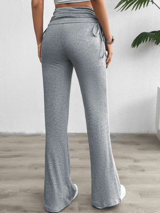 Spring and summer casual slim-fit pleated trousers - 808Lush