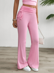 Spring and summer casual slim-fit pleated trousers - 808Lush