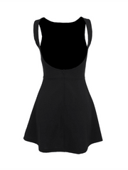 Sexy Slim Backless Tank Top Basic Dress