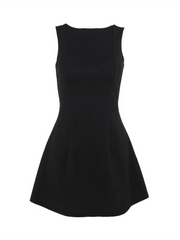 Sexy Slim Backless Tank Top Basic Dress