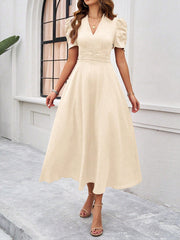 Women's elegant waist dress