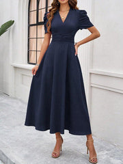 Women's elegant waist dress