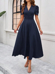 Women's elegant waist dress