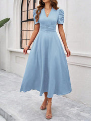 Women's elegant waist dress