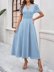 Women's elegant waist dress