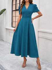 Women's elegant waist dress