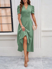 Women's elegant waist dress