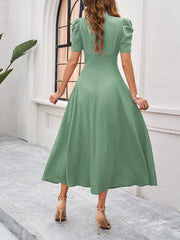 Women's elegant waist dress