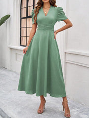 Women's elegant waist dress