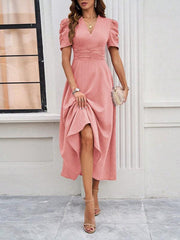 Women's elegant waist dress