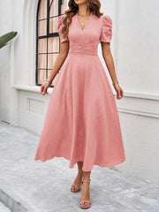 Women's elegant waist dress