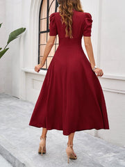 Women's elegant waist dress