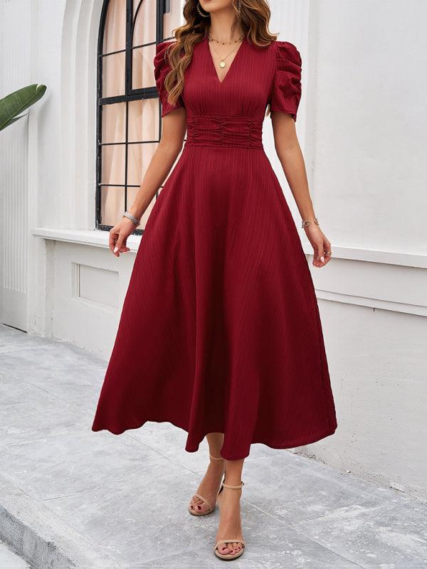 Women's elegant waist dress