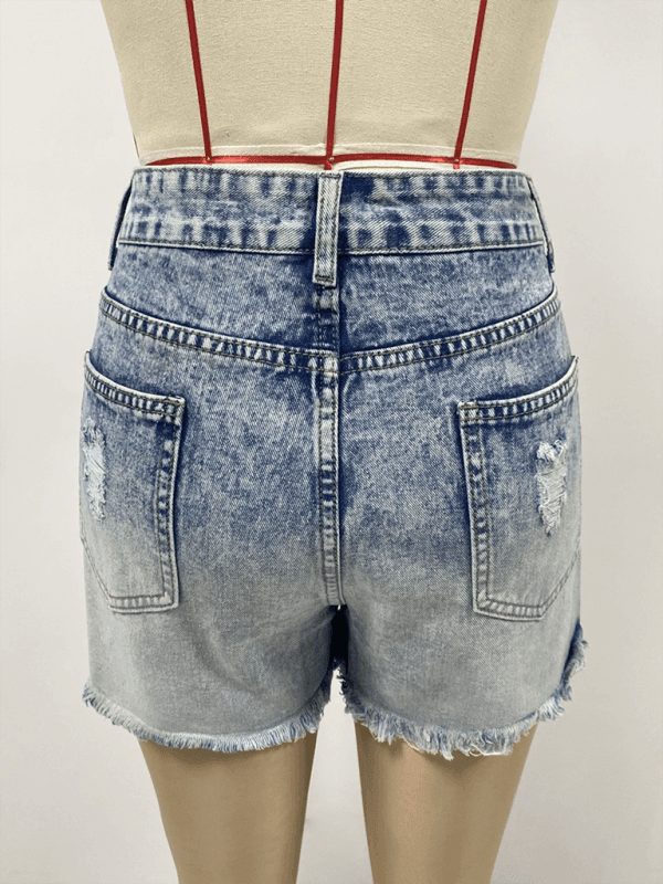 denim shorts for women high waist - 808Lush