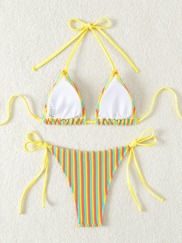 Halter neck bikini summer beach vacation swimsuit - 808Lush