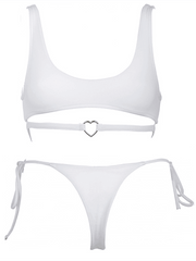 two-piece swimsuit love ring swimsuit - 808Lush