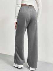 Sports high waist loose straight casual sweatpants