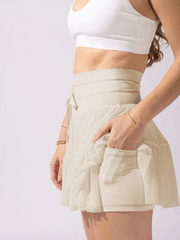 Anti-exposure pockets skirt