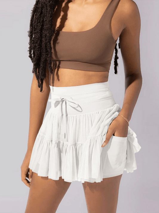 Anti-exposure pockets skirt