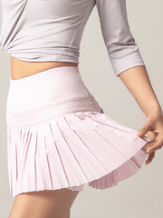 Anti-exposure outdoor quick-drying pocket culottes tennis skirt