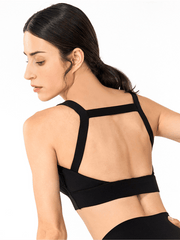 Anti-hunchback posture correction with chest pad sports bra fitness back yoga vest bra