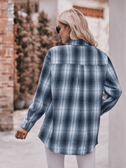 Women's Casual Oversize Loose Plaid Shirt