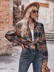 Women's Casual Oversize Loose Plaid Shirt