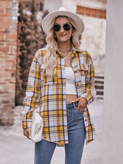 Women's Casual Oversize Loose Plaid Shirt