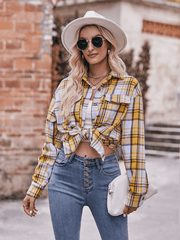 Women's Casual Oversize Loose Plaid Shirt