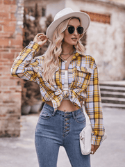 Women's Casual Oversize Loose Plaid Shirt