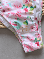 Women's Strappy Floral Print Bikini