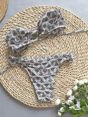 Women's Bandeau Printed Bikini