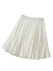 High Waist Pleated Short Skirt